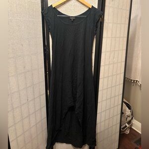 🇮🇹 ME & DEE Italy 100% Cotton Asymmetrical High Low Cap Sleeve Boutique Dress